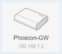 Accès à l'application Phoscon pour la ConBee II