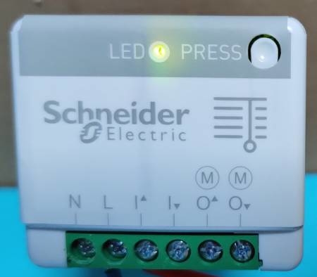 Ajouter actionneur volet roulant via application mobile Schneider Electric Odace SFSP