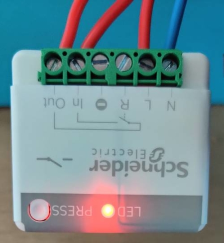 Installation actionneur minuteur générique 10A sans fil sans pile Odace SFSP de schneider electric compatible avec Jeedom