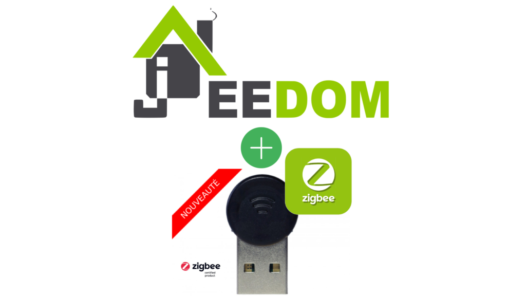 Dongle clé USB Zigbee chipset efr32mg13 compatible avec Jeedom