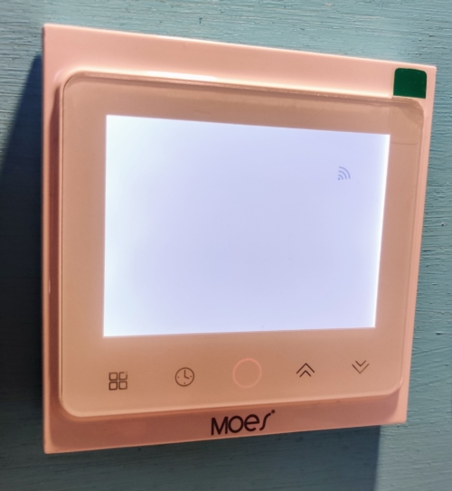 Thermostat MOES zigbee compatible avec Jeedom