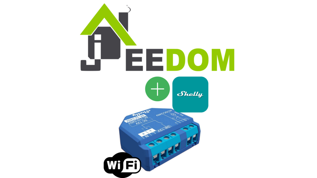 Micromodule Wifi Shelly plus 1 pour contact sec compatible avec Jeedom