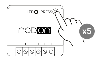 Module NodOn pour volet roulant compatible avec Jeedom