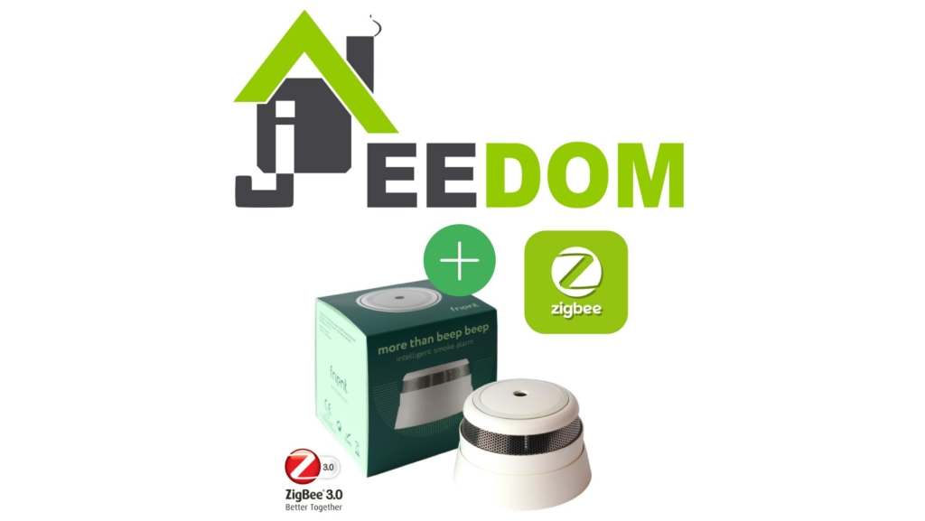Détecteur de fumée intelligent Zigbee 3.0 compatible avec Jeedom