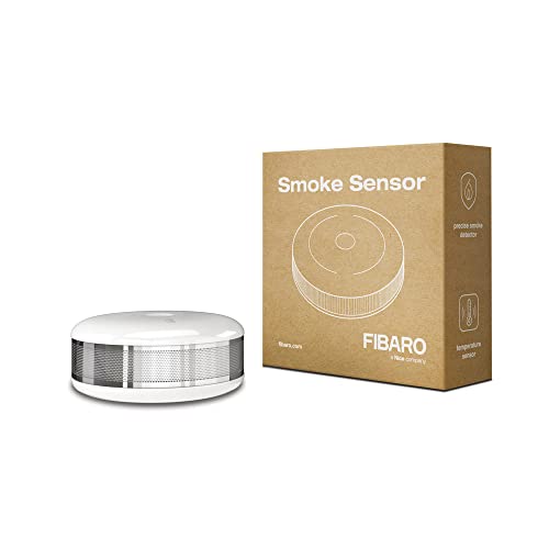 Fibaro Détecteur de fumée compatible avec Smartphone 00300443
