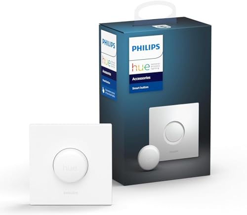 Philips Hue Smart Button bouton télécommande intelligent connecté, variateur de lumière, Salle de séjour
