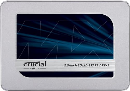 Crucial MX500 500Go 3D NAND SATA 2,5 pouces SSD interne - Jusqu’à 560 Mo/s - CT500MX500SSD1