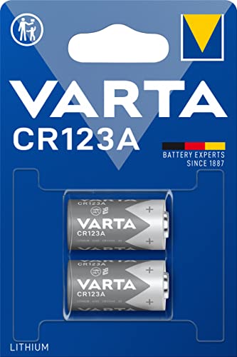 VARTA Piles CR123A, lot de 2, 3V, piles spéciales pour petits appareils électroniques, longue durée de vie, hautes performances
