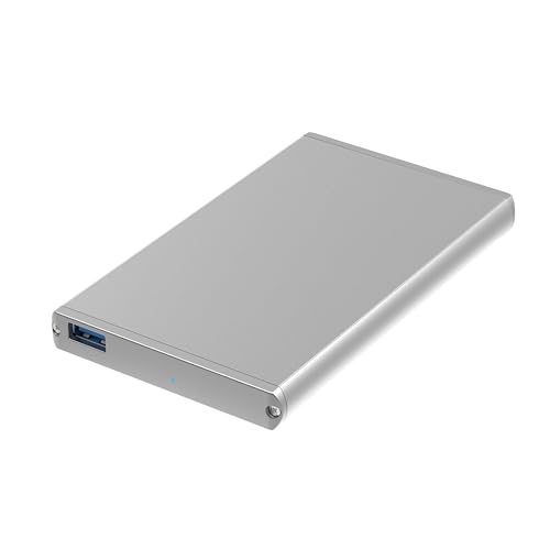 SABRENT Boitier Externe pour Disque Dur SATA 2,5" Pouces, 9,5 ou 7mm Adaptateur SSD/HDD vers USB 3.2, Aluminium Station d'accueil du Disque Dur, sans Outils, Supporte UASP, câble USB Inclus (EC-UM30)