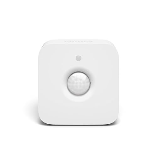 Philips Hue Capteur de Mouvement intérieur, capteur de lumière du Jour pour éclairage Intelligent, contrôle Automatique de la lumière pour Une Maison sûre, Blanc