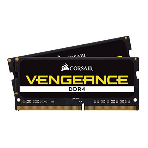 Corsair Vengeance SODIMM 32Go (2x16Go) DDR4 3200MHz C22 Mémoire pour Ordinateur Portable/Notebook - Noir